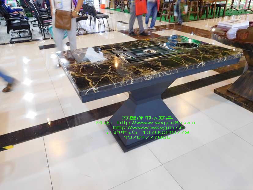 火鍋餐桌-烤涮一體桌